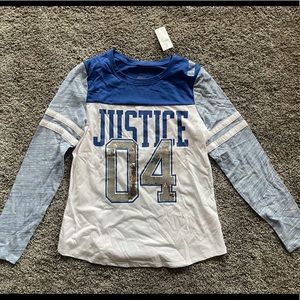 Justice girls long sleeve size 14/16